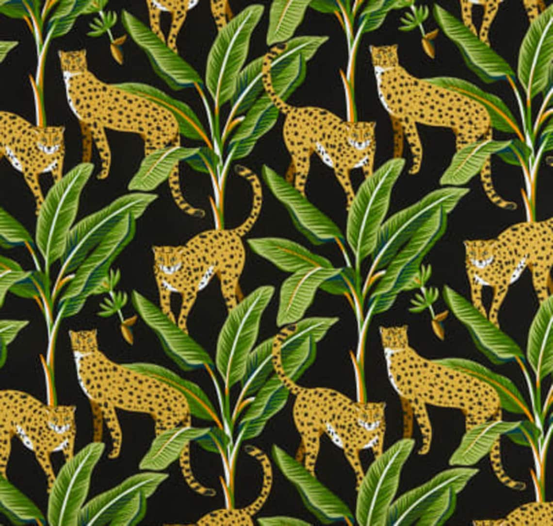 African Animal Shower Curtain Cheetah Print Etsy