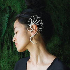 Chimera Ear Cuff with soft spikes image 1