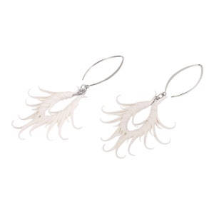 Peacock Eye Earrings on Sterling with Soft Spikes image 4