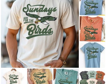 Sundays Are For The Birds Shirt: Philly Football Shirt, Comfort Colors® Shirt