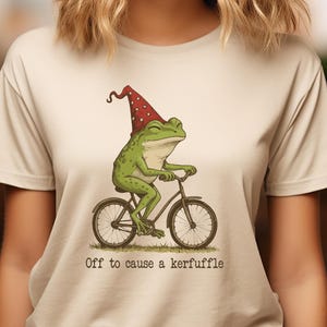Kerfuffle Frog T-Shirt, Funny Frog Tee, Sarcastic Saying Shirt, Adult Humor Shirt, Cute Frog Graphic Tee, Mental Wellness Shirt