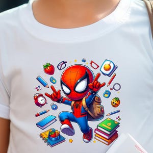 Cool School T-Shirts, Back to School Kids Tee, Fun Student Shirt,Boys School Outfit,Insect Theme School Shirt,Comic Style Back to School Tee