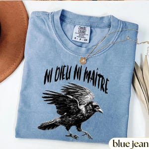Ni Dieu Ni Maître Comfort Colors Shirt: Anti-Authoritarian Anarchist Tee