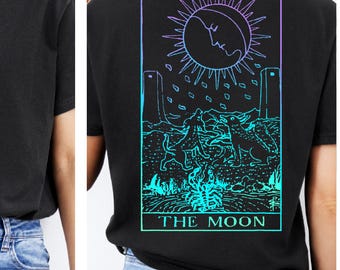 Moon Tarot Card Shirt: Witchy Celestial Graphic Tee