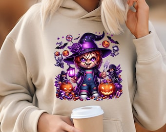 Chucky Horror Fan Hoodie, Vintage Chucky Hoodie, Chucky and Friends Hoodie, Chucky's Playtime Hoodie