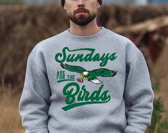 Sundays Are For The Birds Sweatshirt: Retro Football Fan Crewneck