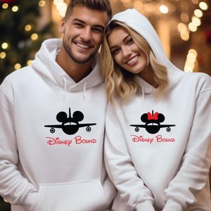 Magical Mouse Inspired Hoodie, Red Bow Theme Park Outfit, Cartoon Style Pullover, Polka Dot Cute Hoodie, Fairytale Vacation Outfit