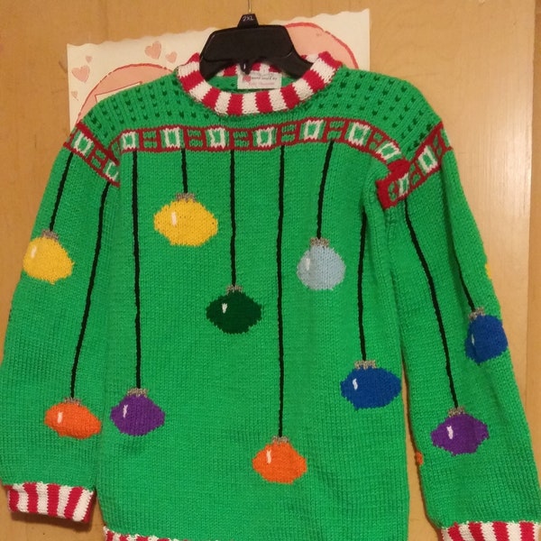 Arthur Christmas sweater- XS, S, & M - made to order