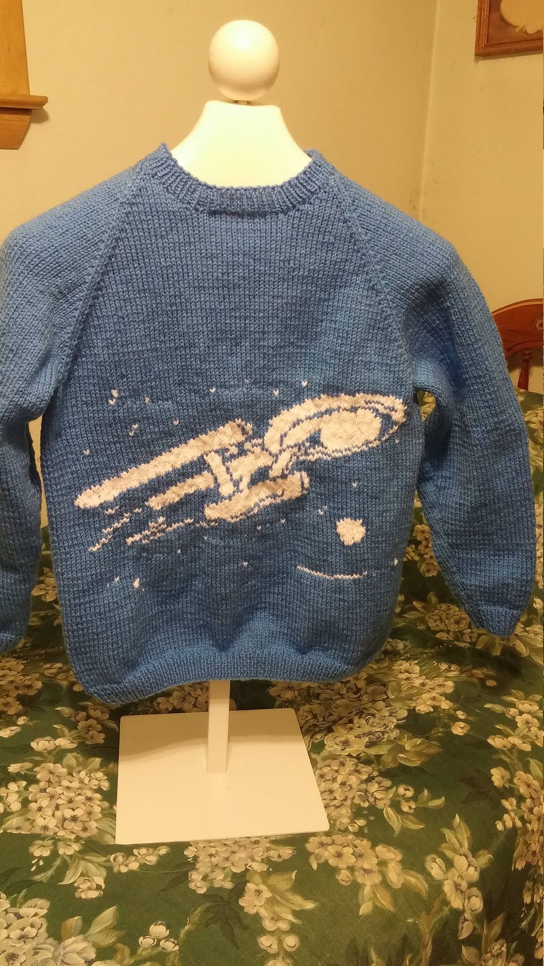 knitted star trek sweater