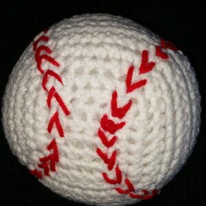 Crocheted Baseball image 3