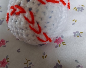 Crocheted Hacky Sac Baseball