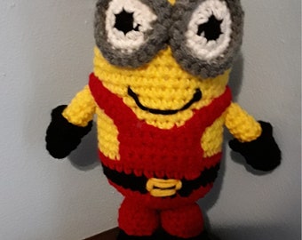 Santa Minion Doll with two eyes
