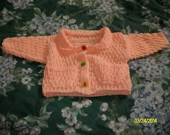 Orange Baby Sweater