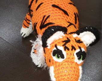 Crocheted Tiger