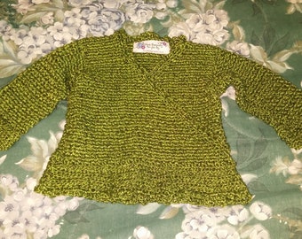 Green Baby Sweater