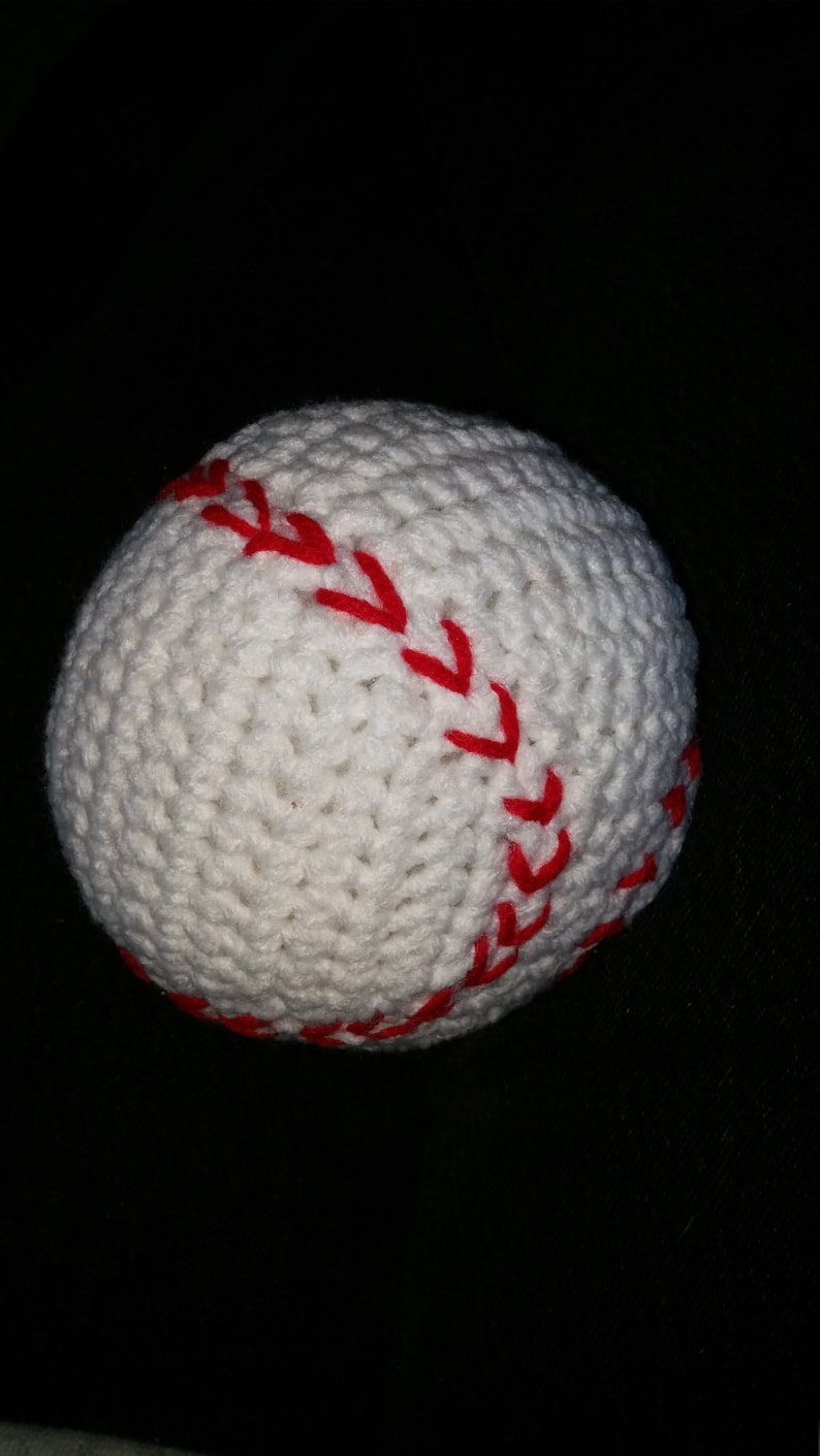 Crocheted Baseball image 2