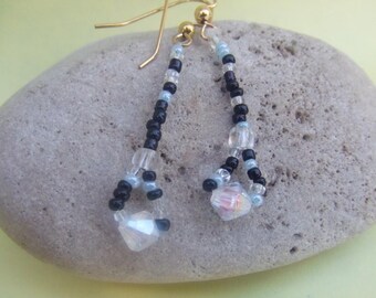 Frosted Drop Earring