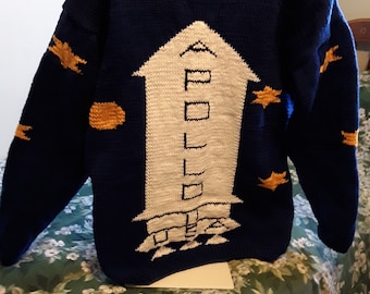 Knitted Kubrick Apollo sweater from the Shining-L & XL - made to order
