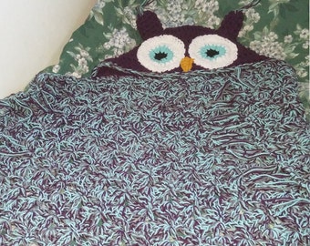Owl Blanket - made-to-order