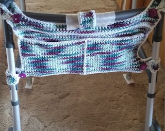 crochet walker caddy
