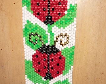 Lady Bug Beaded Banner