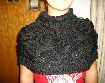 Knit Black Shrug-Made To Order