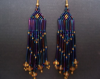 Rainbow Blue Earrings