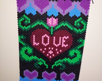 Love Beaded Banner