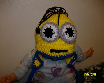 Despicable Me Minion Earflap Hat - child size