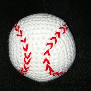 Crocheted Baseball image 1