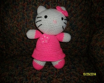 Cute Kitty Crochet Doll