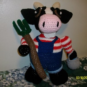 Buddy The Bull Crocheted Toy image 1