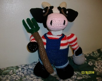 Buddy The Bull Crocheted Toy