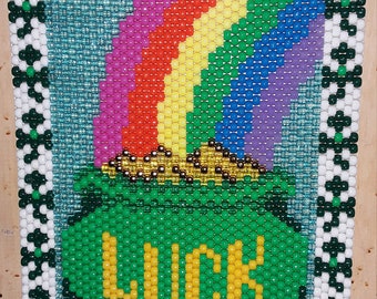 Saint Patricks Day Beaded Banner