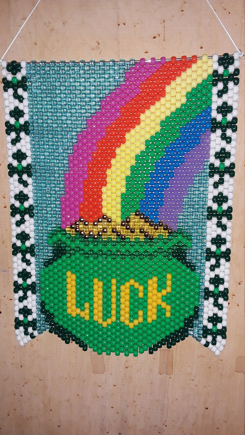 Saint Patricks Day Beaded Banner image 1