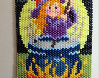 Witch Beaded Banner