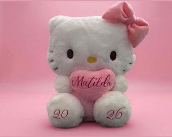Kitty plush personalized Mother’s Day valentines