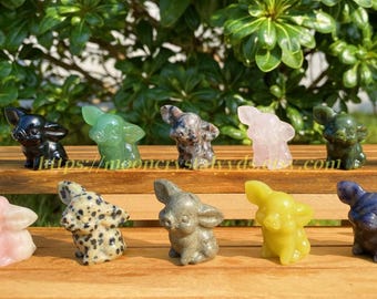 1.2 inches, Crystal Zodiac Pig, Gemstone Animal, Hand-Carved Crystal Pig Decoration, Healing Crystal,Gift For Her