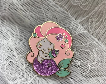 Sirena púrpura variante Hard Enamel Pin