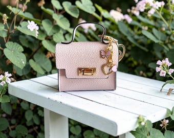 Mini Hand Bag Charm Purses / Tiny Handbags /Small Keychain Charm Purse / Purses  / Handbag Keychain/ Purse Accessories