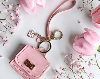Mini Mini Keychain Purse with Charms