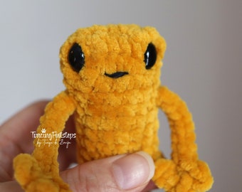 Handmade - Crochet Leggy Frog - Nugget