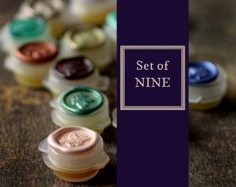 Fragrance Sampler Gift Set - Nine Solid Natural Perfume Discovery Set - Real plant scents, ideal for those sensitive to synthetics