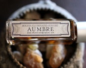Aumbre Natural Perfume Atomizer  - 6 grams of the Eau de Parfum - A delicious amber steeped in incense, smoke, tobacco and vanilla.