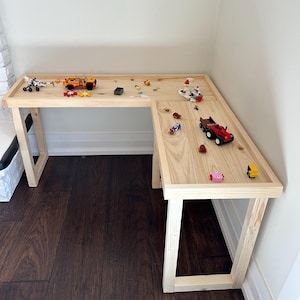Kids Table Digital Plans Build Your Own Play Table DIY Building Brick Table for Sensory Play Kids Zone Puzzle Table STEM Table