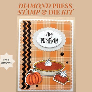 Diamond Press Stamp & Die Set: Autumn Card Making Kit