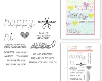 Spellbinders Reaction Stamp & Die Set - Science Theme Crafting Supplies