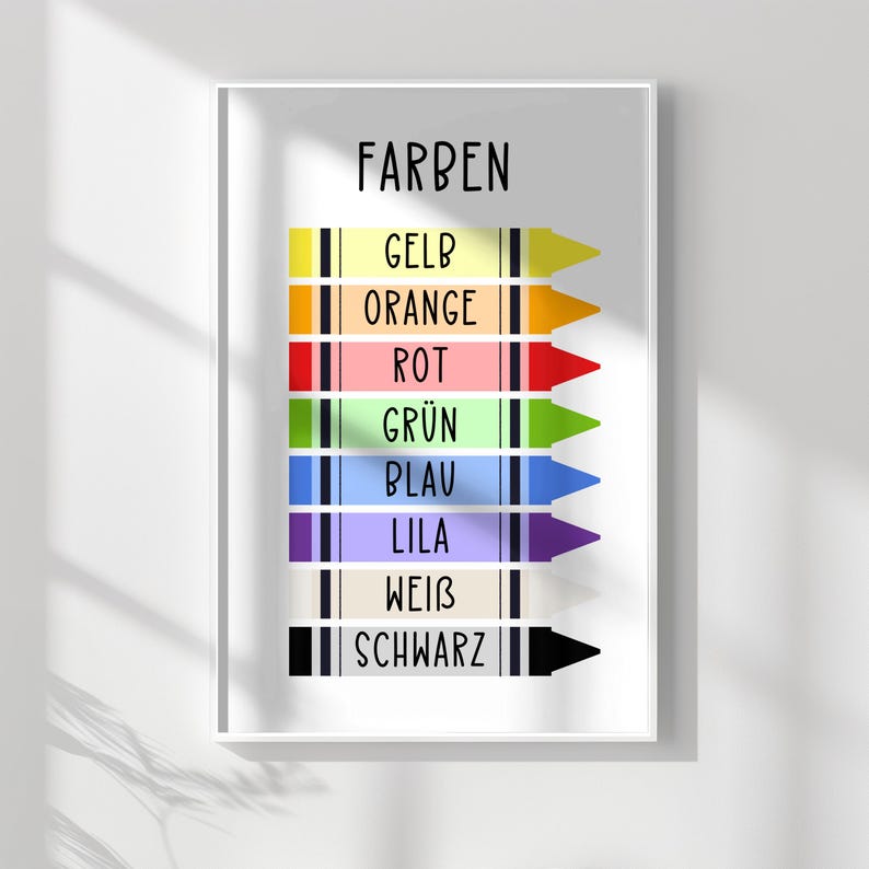 Learning Posters | Colors | Color Posters | Learning Colors | Poster ...