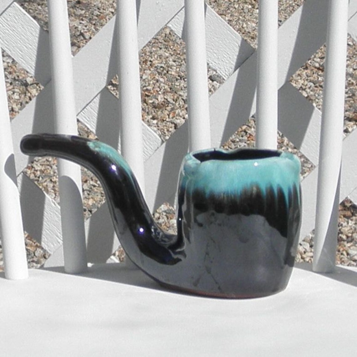 Novelty Tobacco Pipe Ceramic Ashtray Vintage Giant Pipe With Etsy