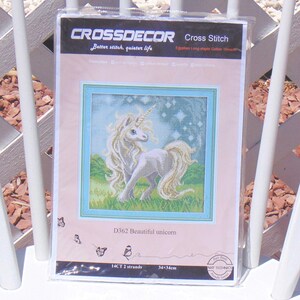 Beautiful Unicorn Counted Cross Stitch Kit by Crossdecor